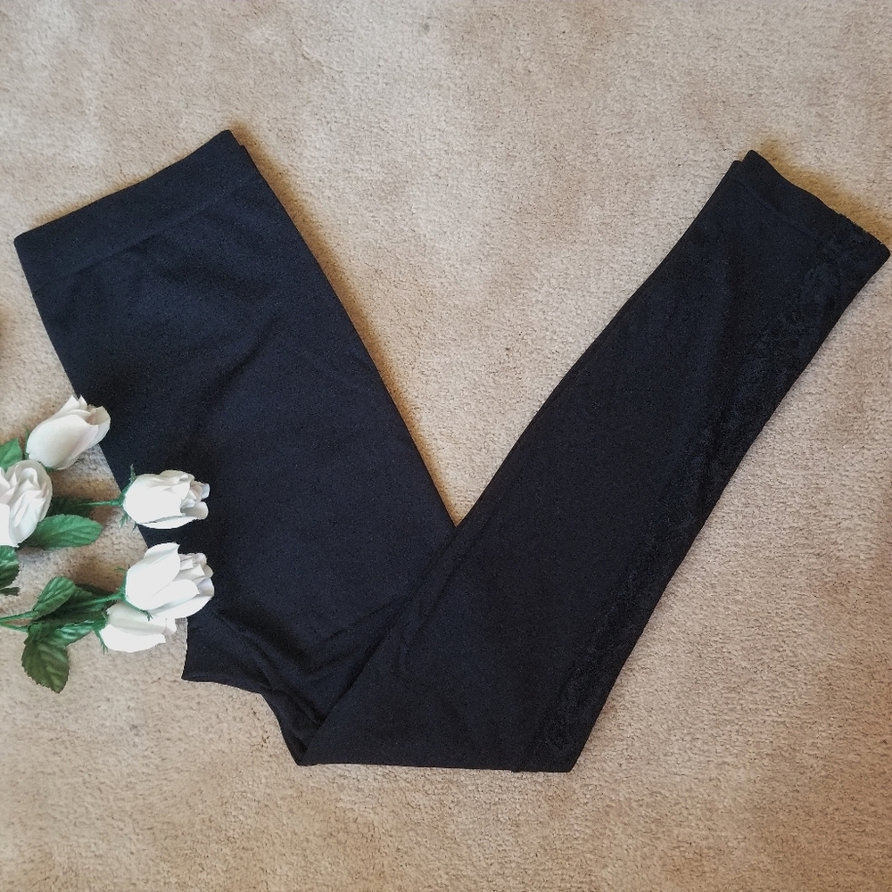 GUC Lane Bryant Black Control top leggings sz A/B